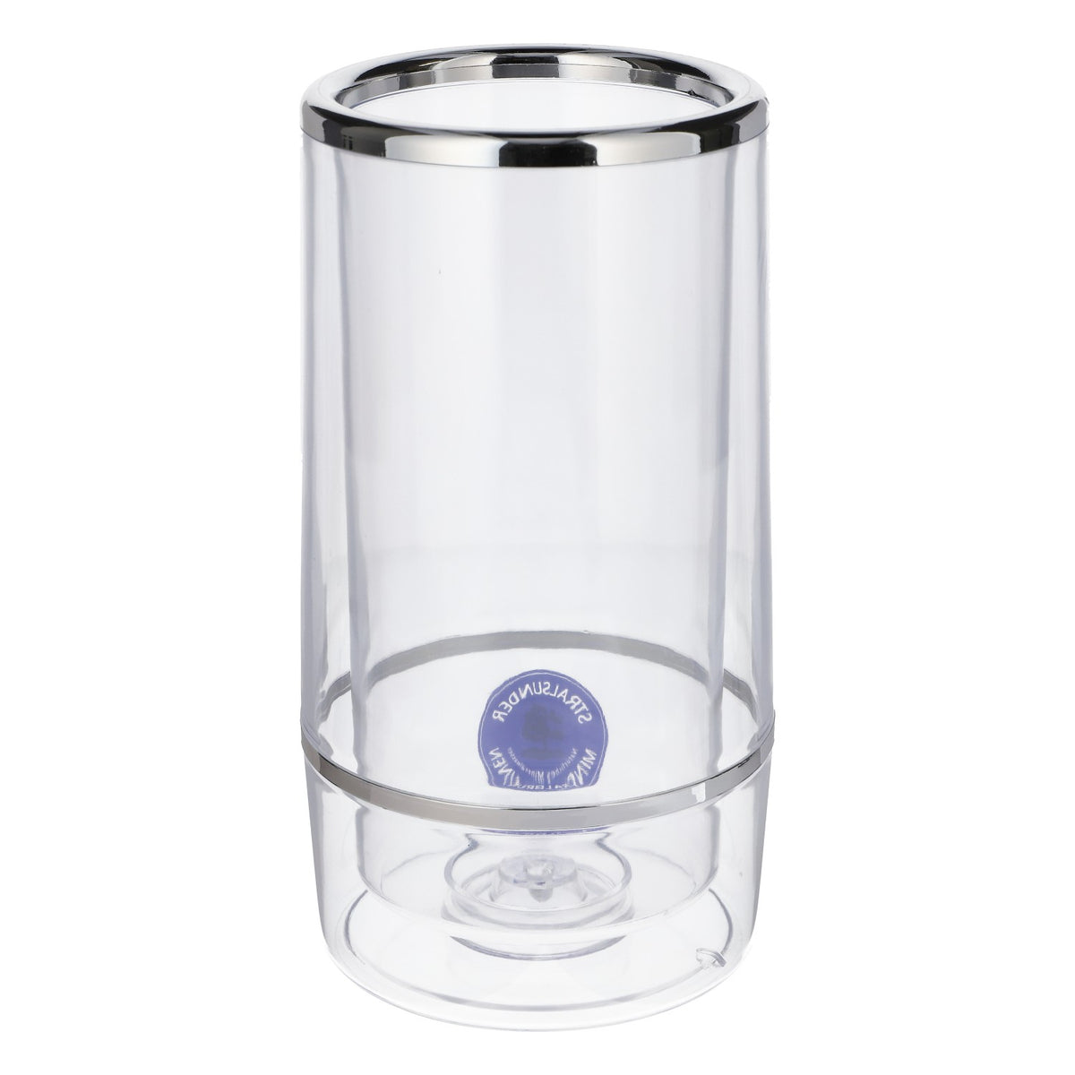 Stralsunder Bier Flaschenkühler Eiskühler 11,5x11,5x23 Transparent – Ansicht 3