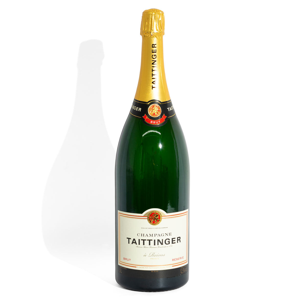 Taittinger Champagner 3l LEERE Showflasche Dekoflasche Empty Bottle Brut