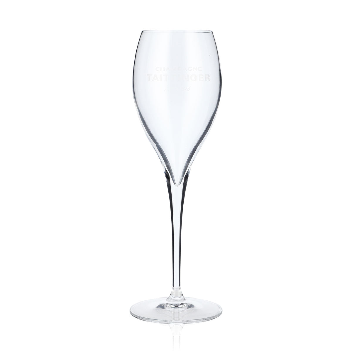 Taittinger Champagner Glas 0,15l Flöte Sektglas Reims Initial