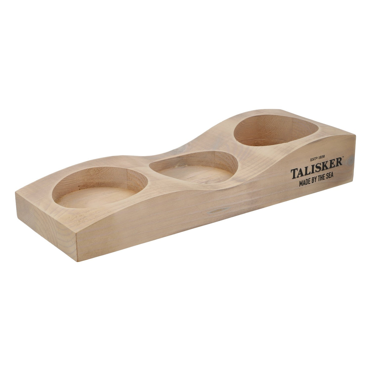 Talisker Whiskey Glorifier Aufsteller Echt Holz für 3 Flaschen OVP