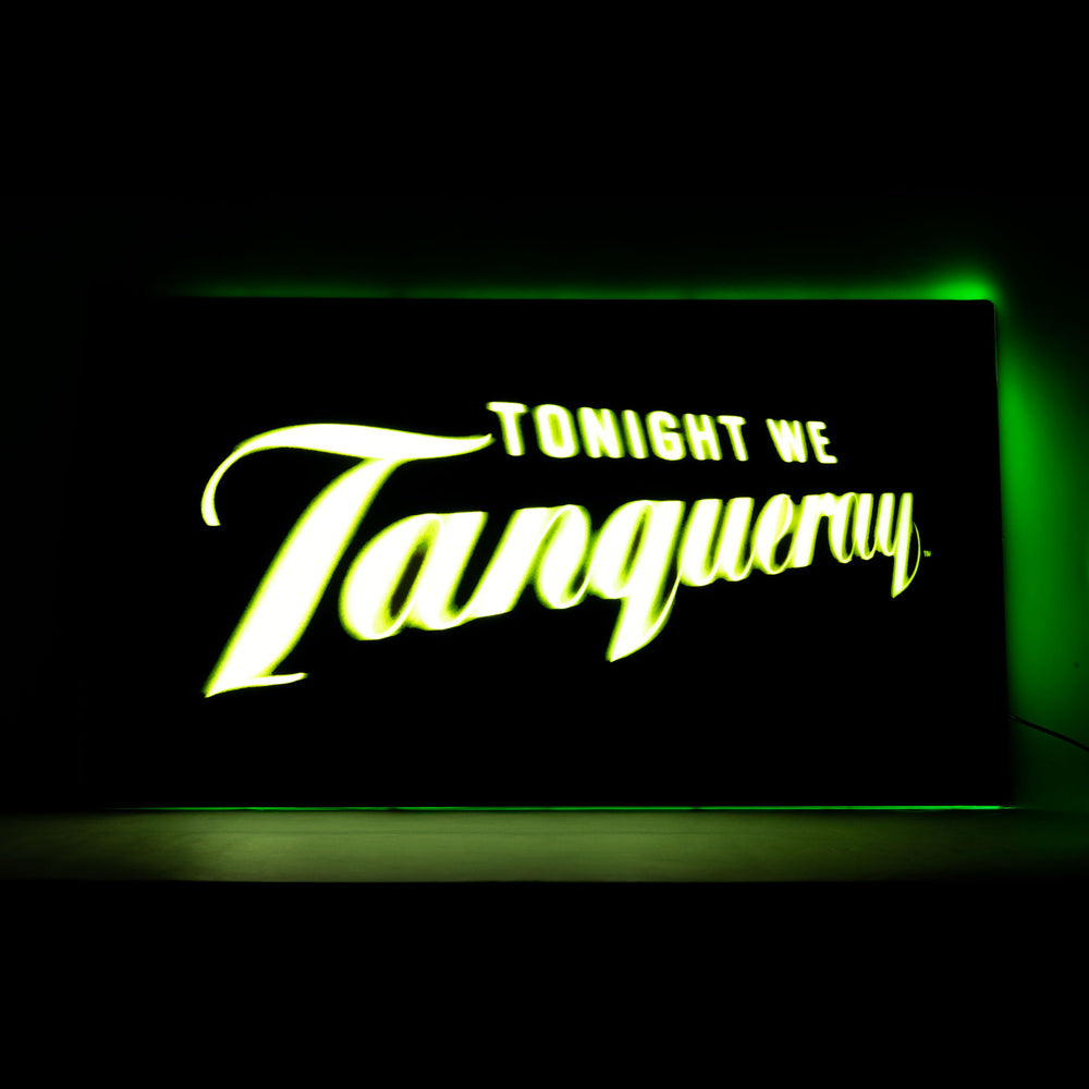 Tanqueray Gin LED Leuchtreklame Leuchtwerburg "Tonight" Acryl