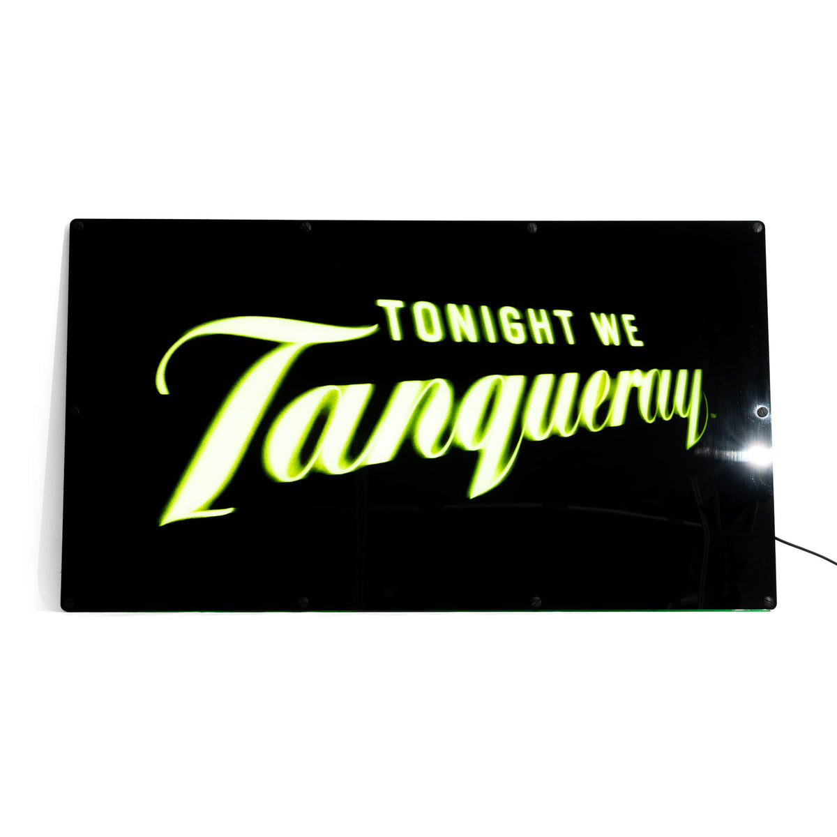 Tanqueray Gin LED Leuchtreklame Leuchtwerburg "Tonight" Acryl – Ansicht 3