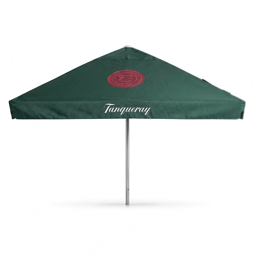 Tanqueray Gin Sonnenschirm 3x3m Mit LED Brauerei Gastro Biergarten Schirm