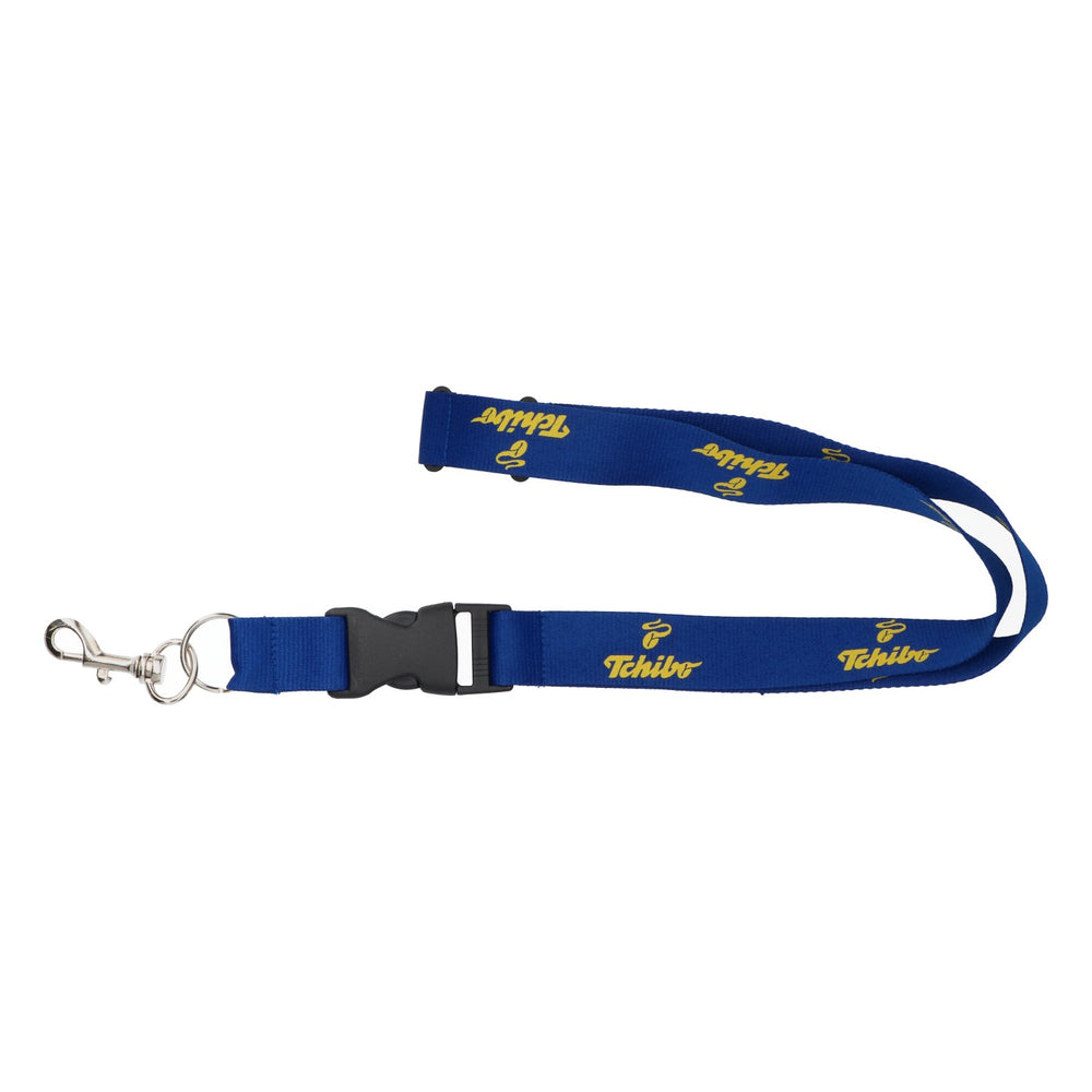 Tchibo Kaffee Schlüsselanhänger Schlüsselband Lanyard Blau