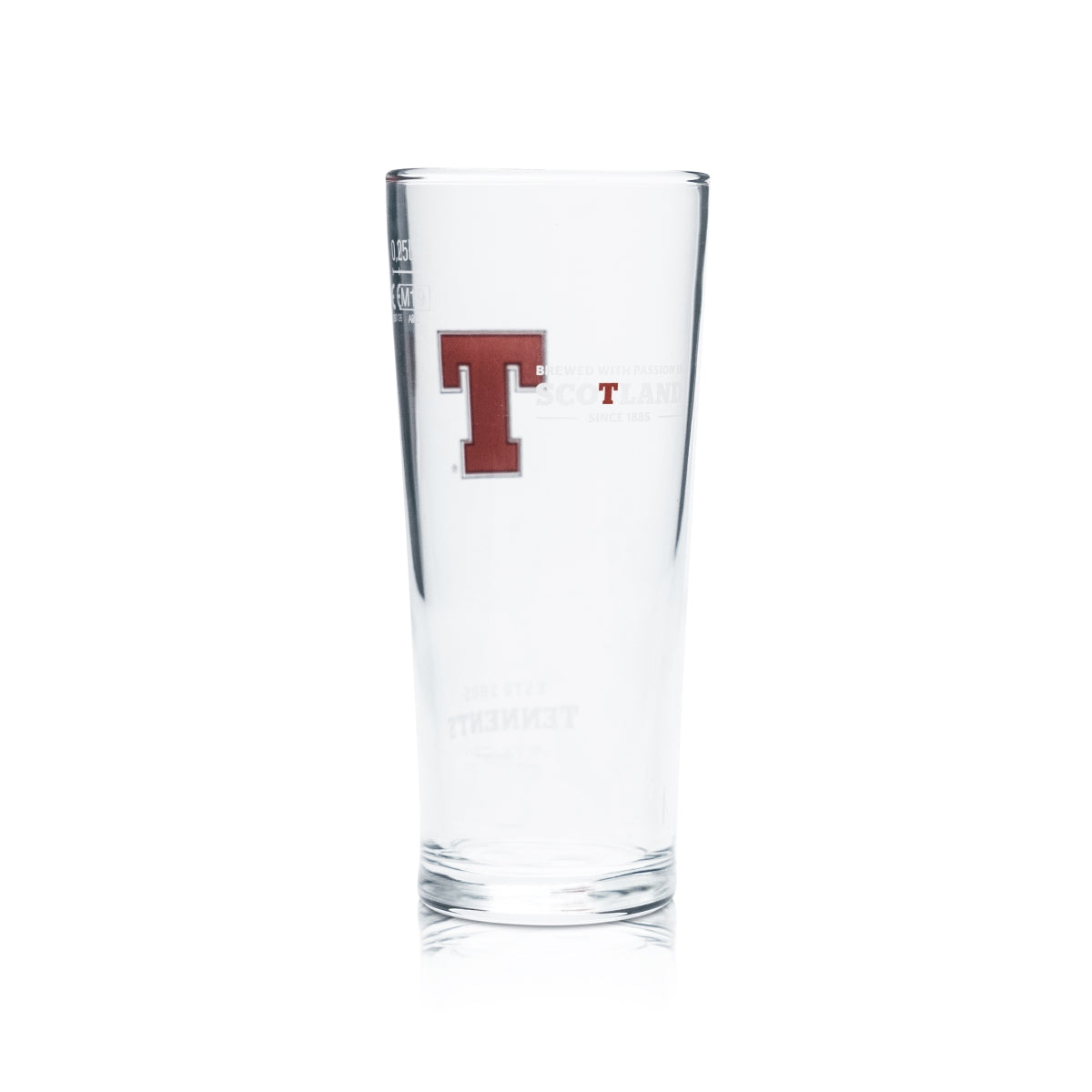 6x Tennent's Bier Glas 0,25l Pokal Cup Gläser Geeicht Gastro Beer Wellpark Brew – Ansicht 4