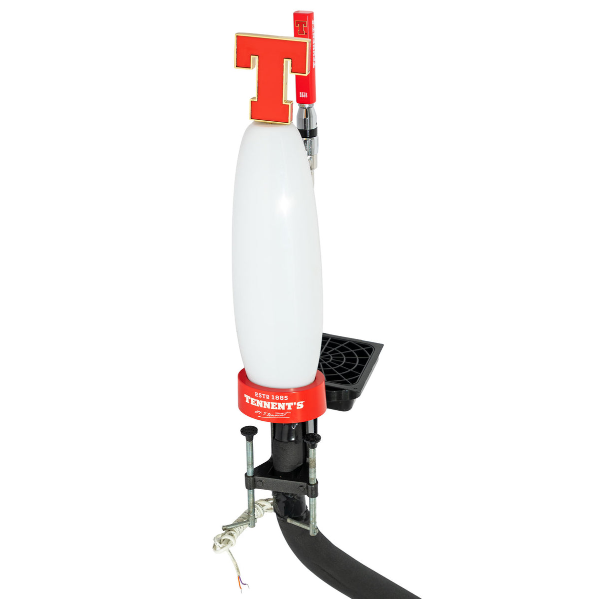 Tennent's Bier LED beleuchteter Zapfhahn Zapfhebel Tennent´s Fount – Ansicht 4