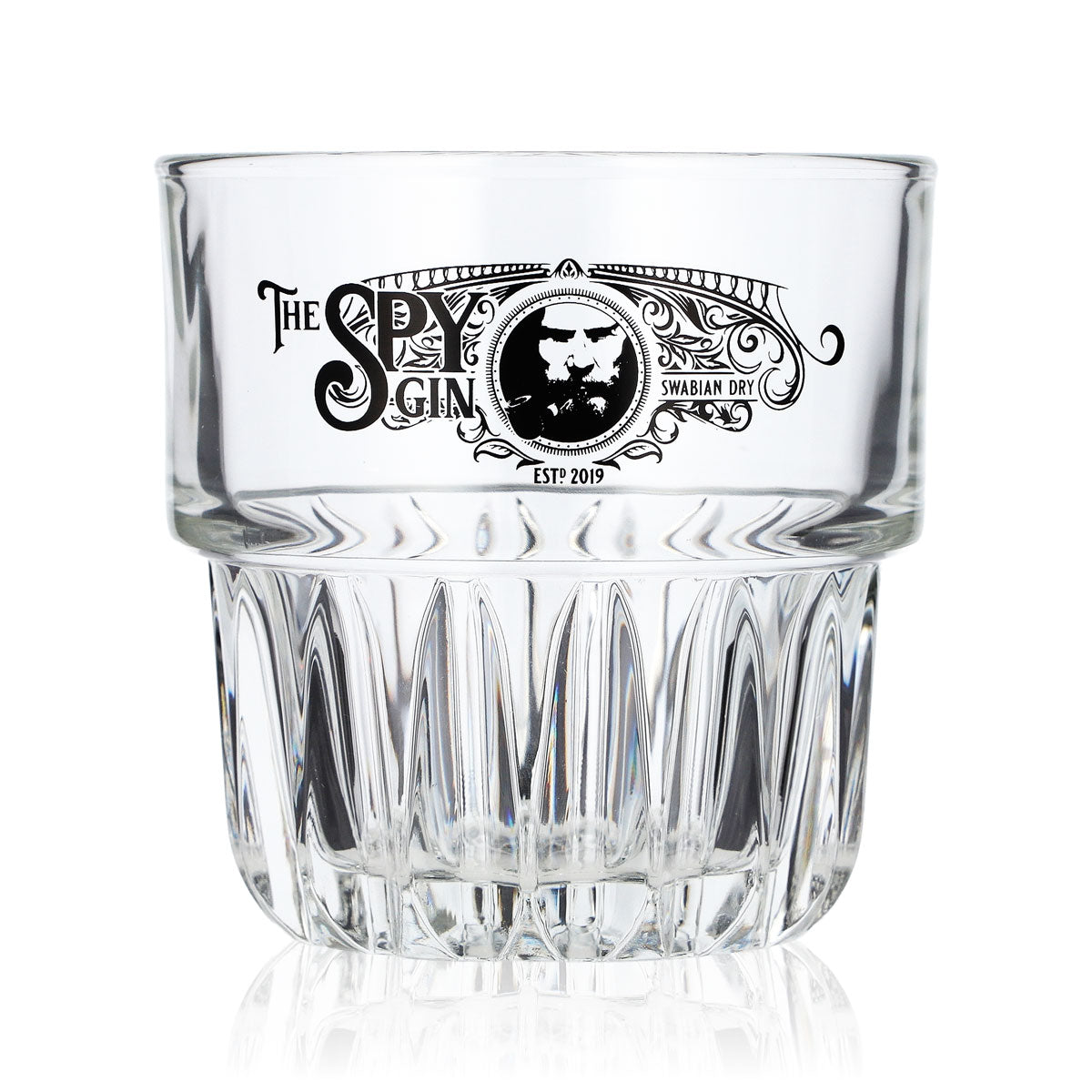 The Spy Gin Gin Glas 0,37l Tumbler Whiskyglas Old Fashioned Lowball Copa Tonic
