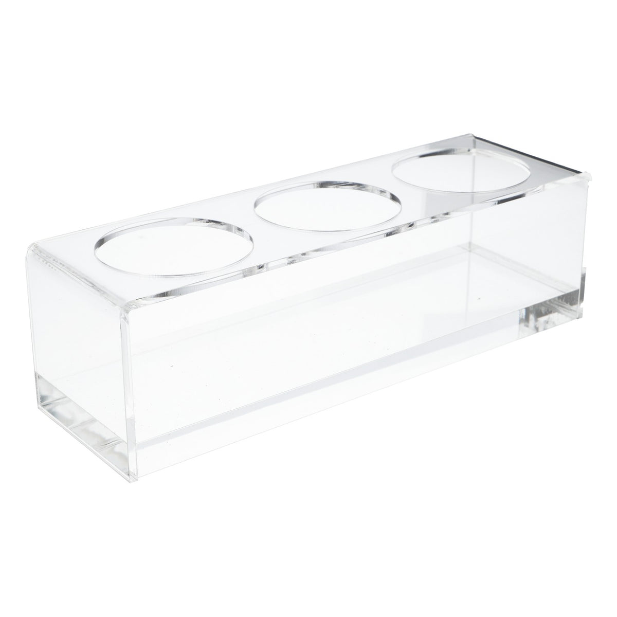 Tischaufsteller Flaschendisplay 3 Flaschen Essig Öl Salz Pfeffer Halter Acryl