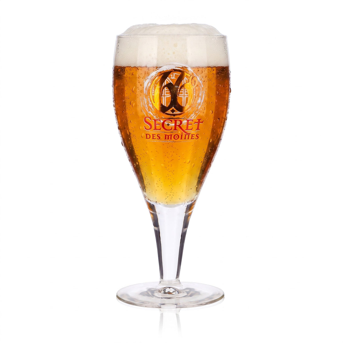 Triple Moine Bier Glas 0,25l Pokal Tuple Secret Des Moines