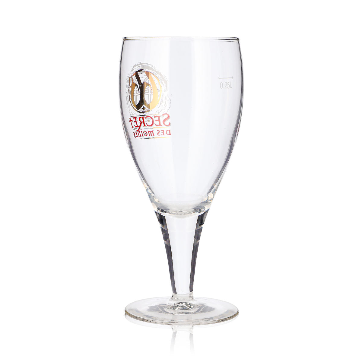Triple Moine Bier Glas 0,25l Pokal Tuple Secret Des Moines – Ansicht 4