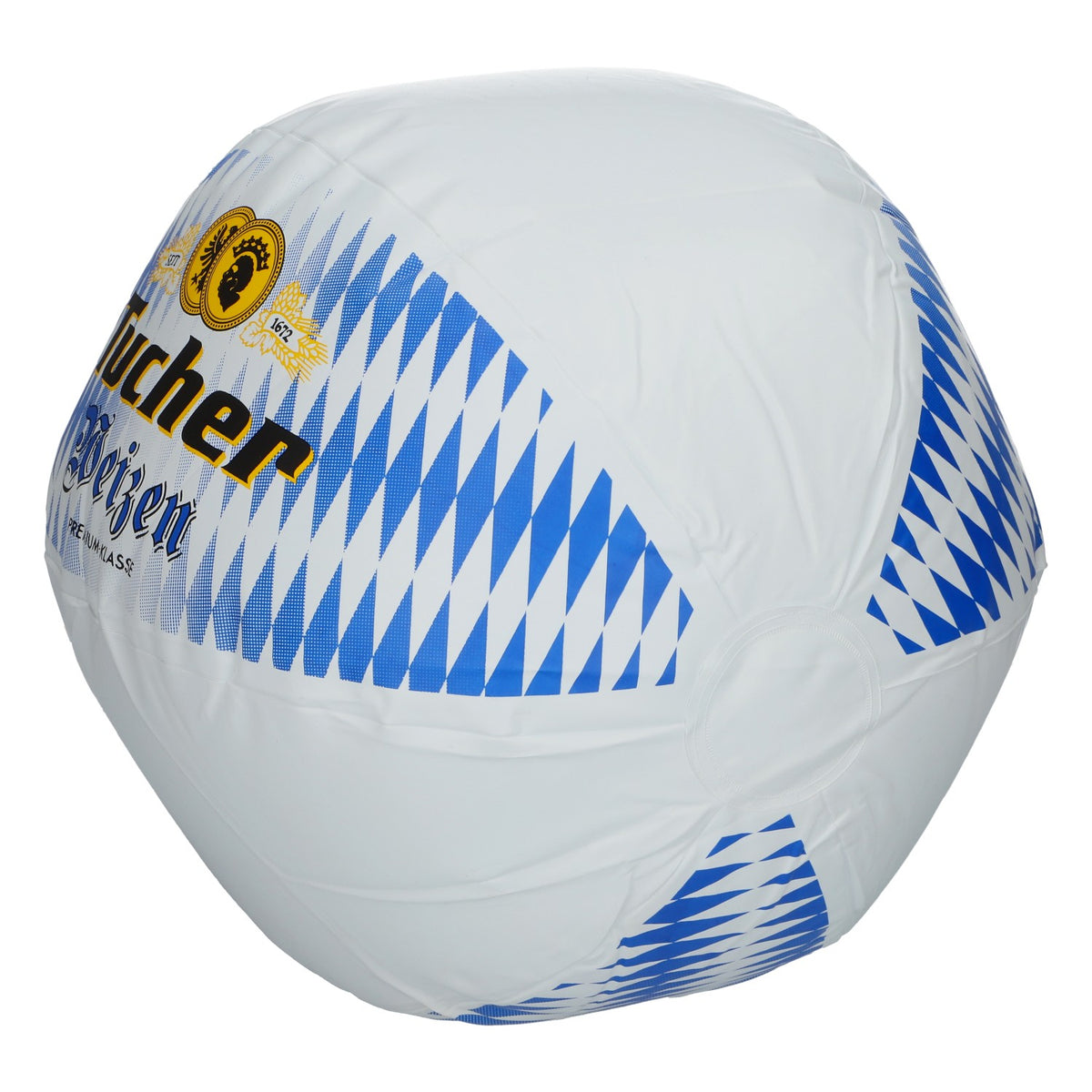 Tucher Bier Wasserball aufblasbar Ø 30cm weiß Strandball Fanartikel – Ansicht 2