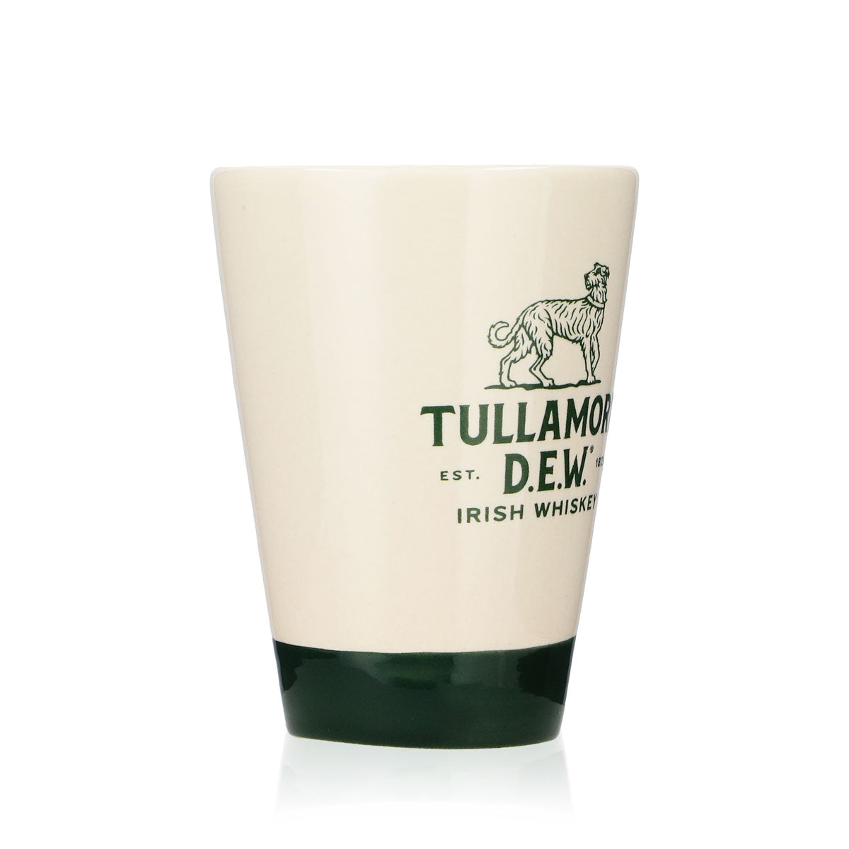 Tullamore Dew Whisky Glas Shotglas Stamper Steinzeug Tonglas 0,09l – Ansicht 2