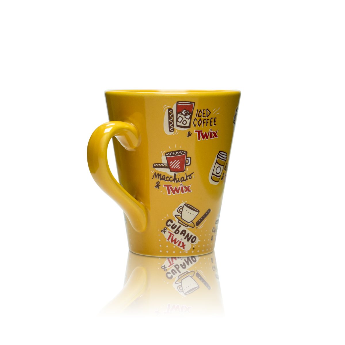 Twix Kaffeetasse Glas 0,28l Teetasse Kakaotasse Heiße Schokolade Geschirr – Ansicht 2