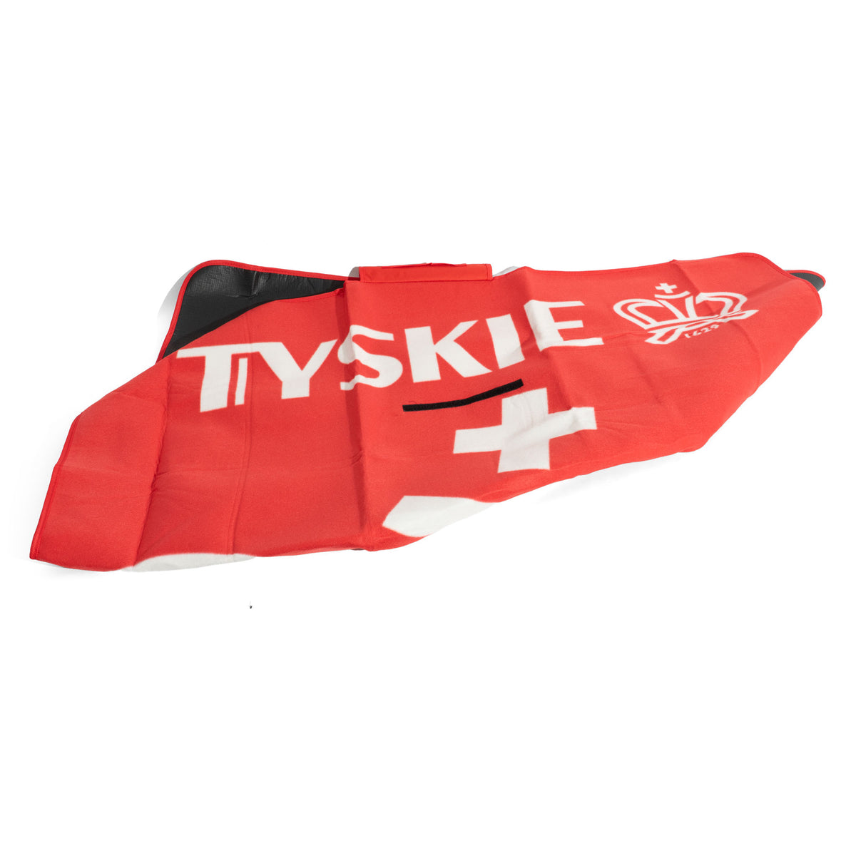Tyskie Bier Decke Picknickdecke Fleecedecke Kuscheldecke Terrassendecke 150x125cm Rot – Ansicht 3