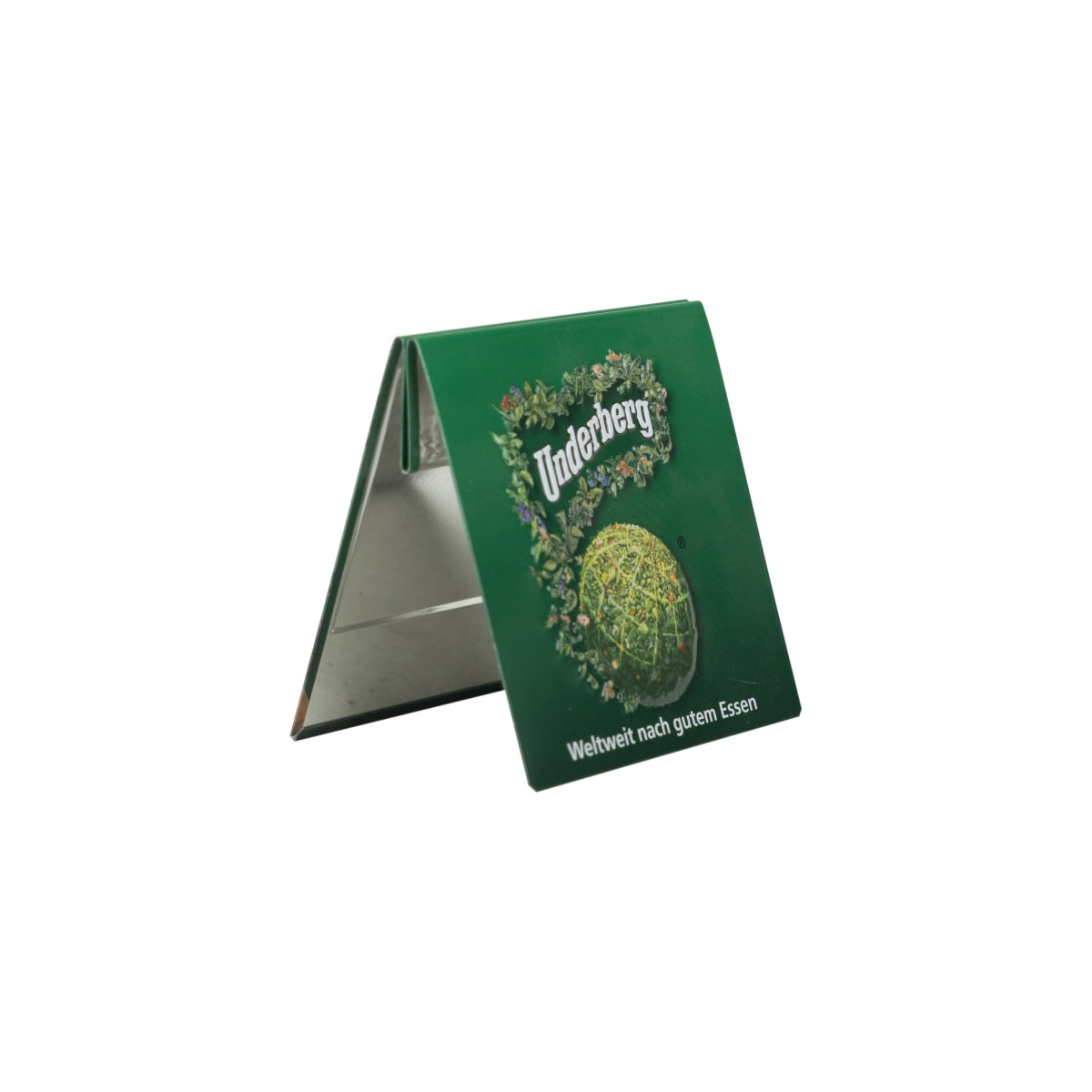 Underberg Aufsteller Grün Metall Relief-Bild Tisch Speisekarten Schild Reklame – Ansicht 2