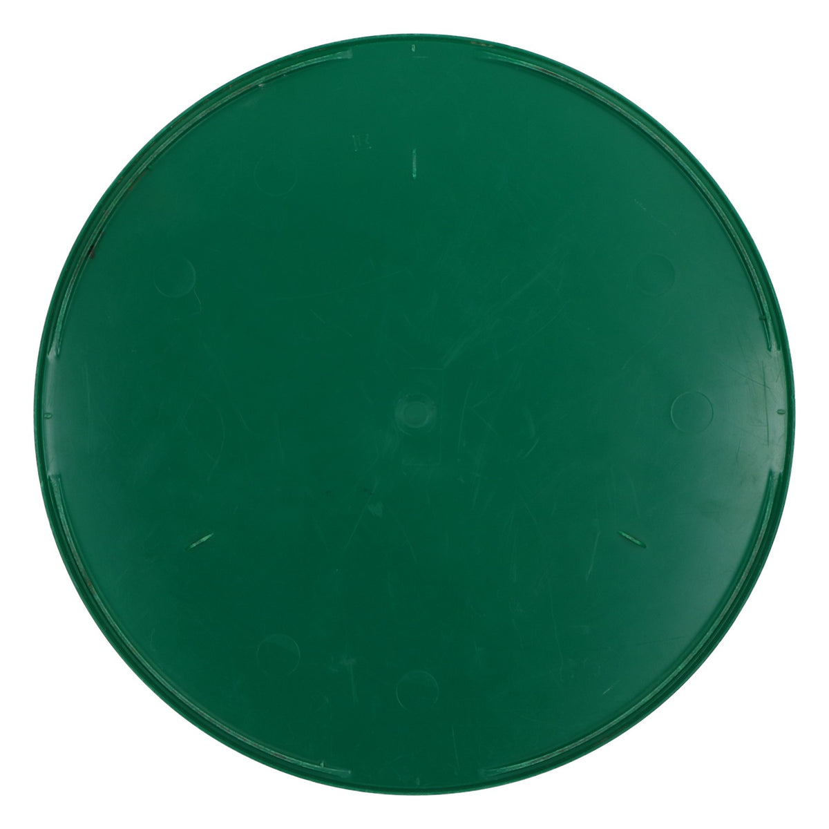 Underberg Likör Retro Tablett Serviertablett Rundtablett grün hohe Kante B-WARE – Ansicht 3