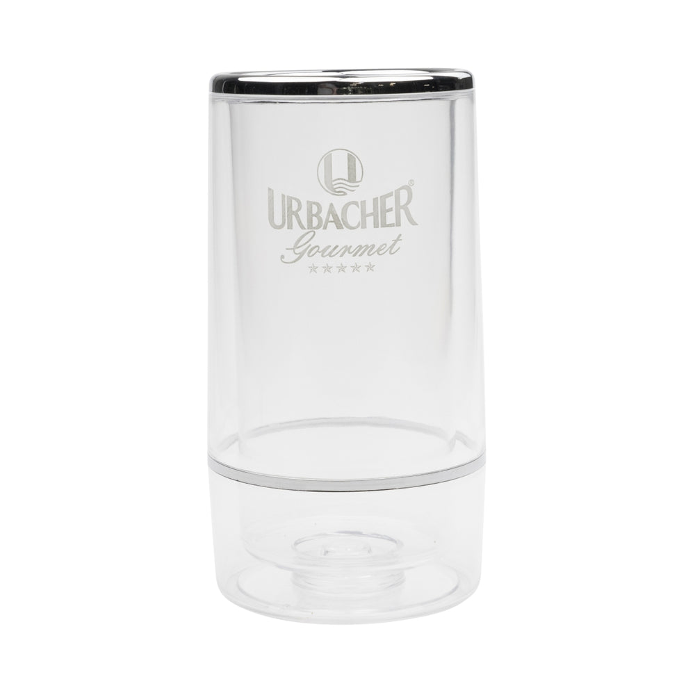Urbacher Wasser Flaschenkühler Eiswürfelbehälter Konferenz 1 Flasche transparent