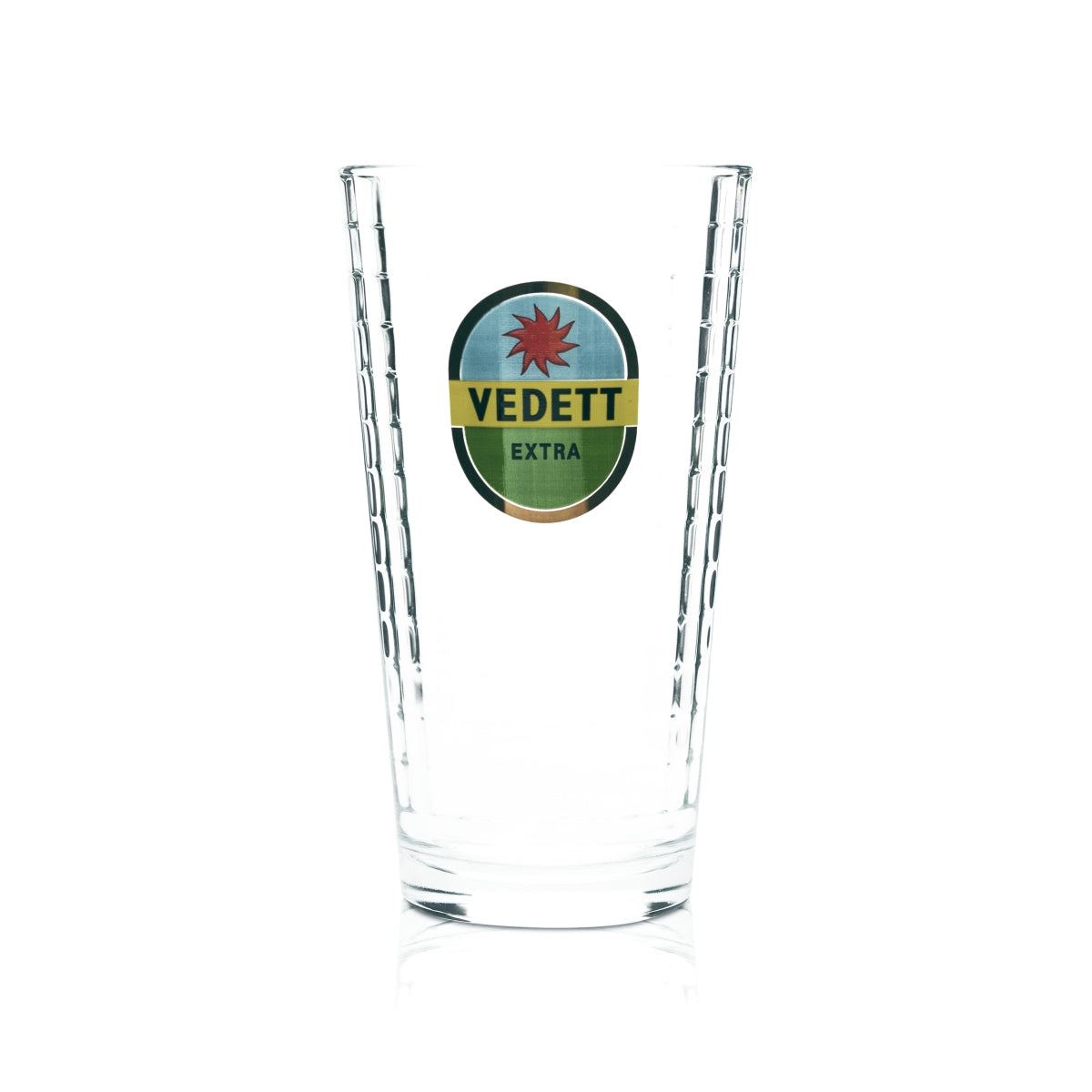 6x Vedett Bier Glas 0,33l Becher "Extra" Relief Gläser Beer Belgium Craft Pils 33cl – Ansicht 2