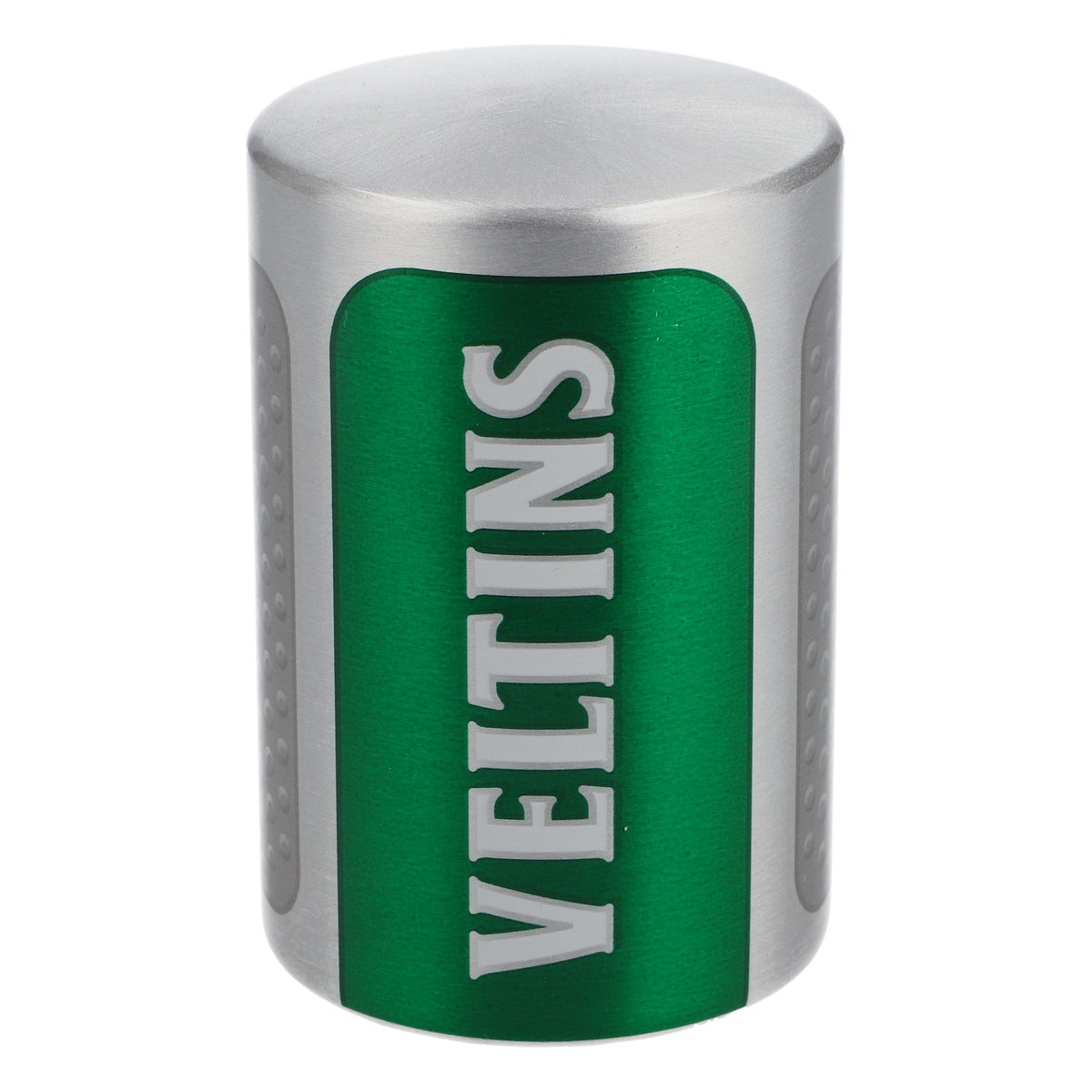 Veltins Bier Flaschenöffner Push-up Kapselheber grün silberne Ausführung – Ansicht 2