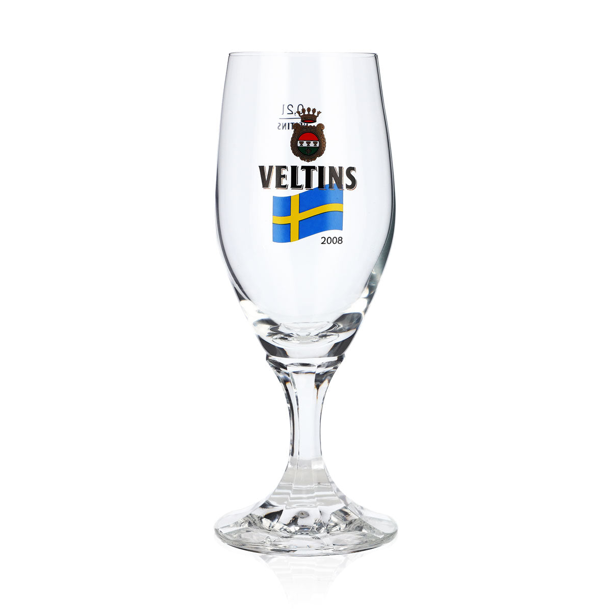 Veltins Bier Glas 0,2l Pokalglas EM 2008 Schweden Sonderedition Bierglas Pint