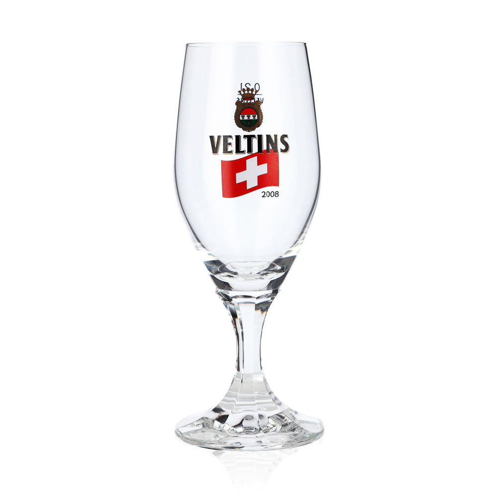 Veltins Bier Glas 0,2l Pokalglas EM 2008 Schweiz Sonderedition Bierglas Pilsglas