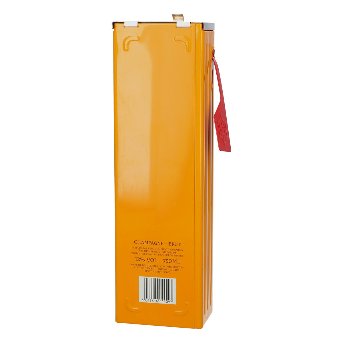 Veuve Clicquot Champagner Flaschenbox US Briefkasten Metall orange – Ansicht 4