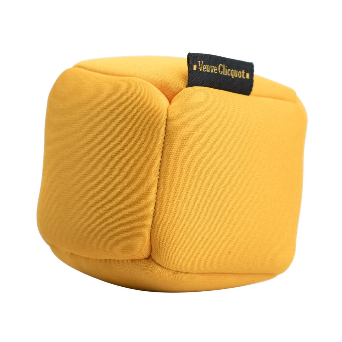 Veuve Clicquot Champagner Mini Stoffwürfel Orange Dekoration Sammler Selten