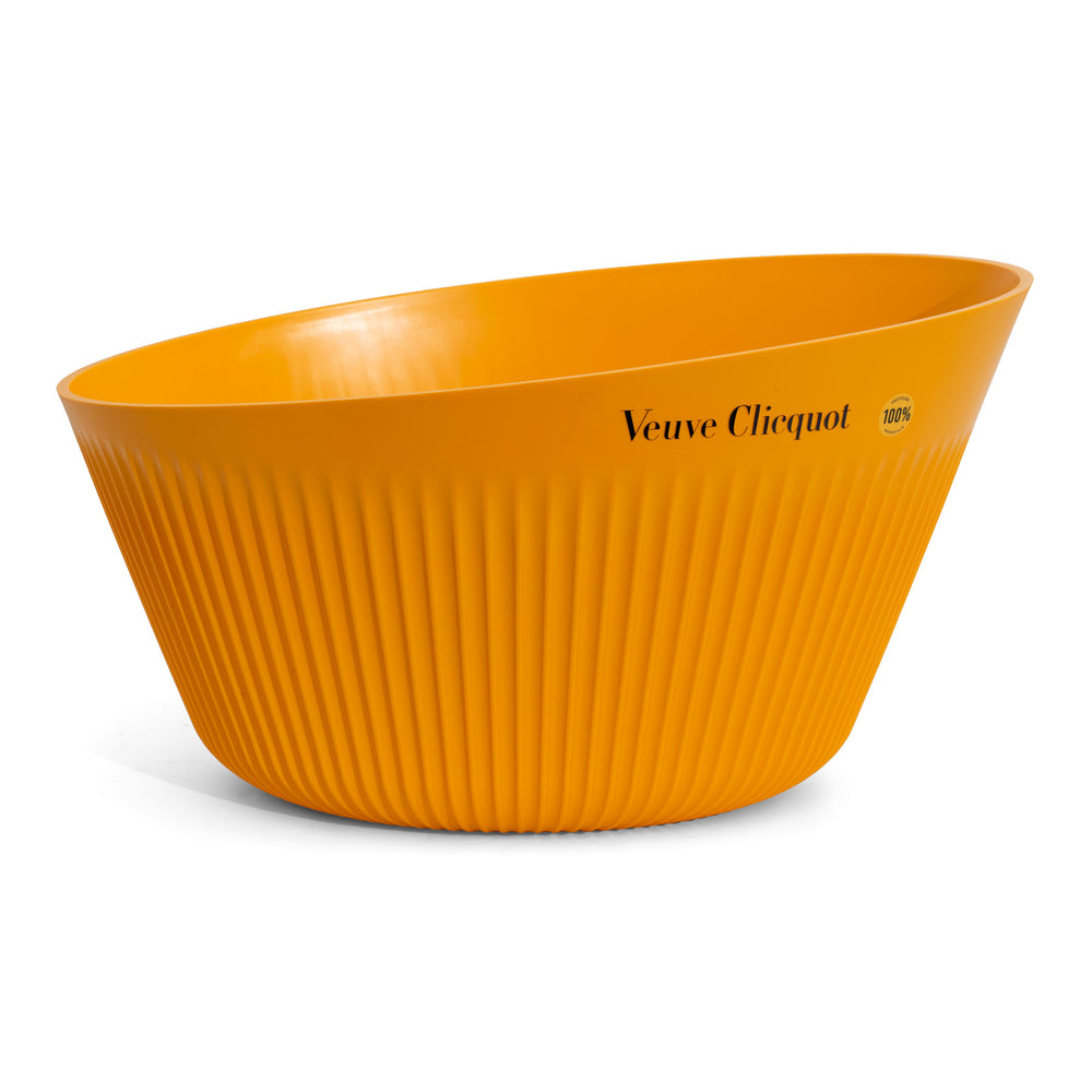 Veuve Clicquot Flaschenkühler Champagner Eiswanne Sunray Orange Magnum