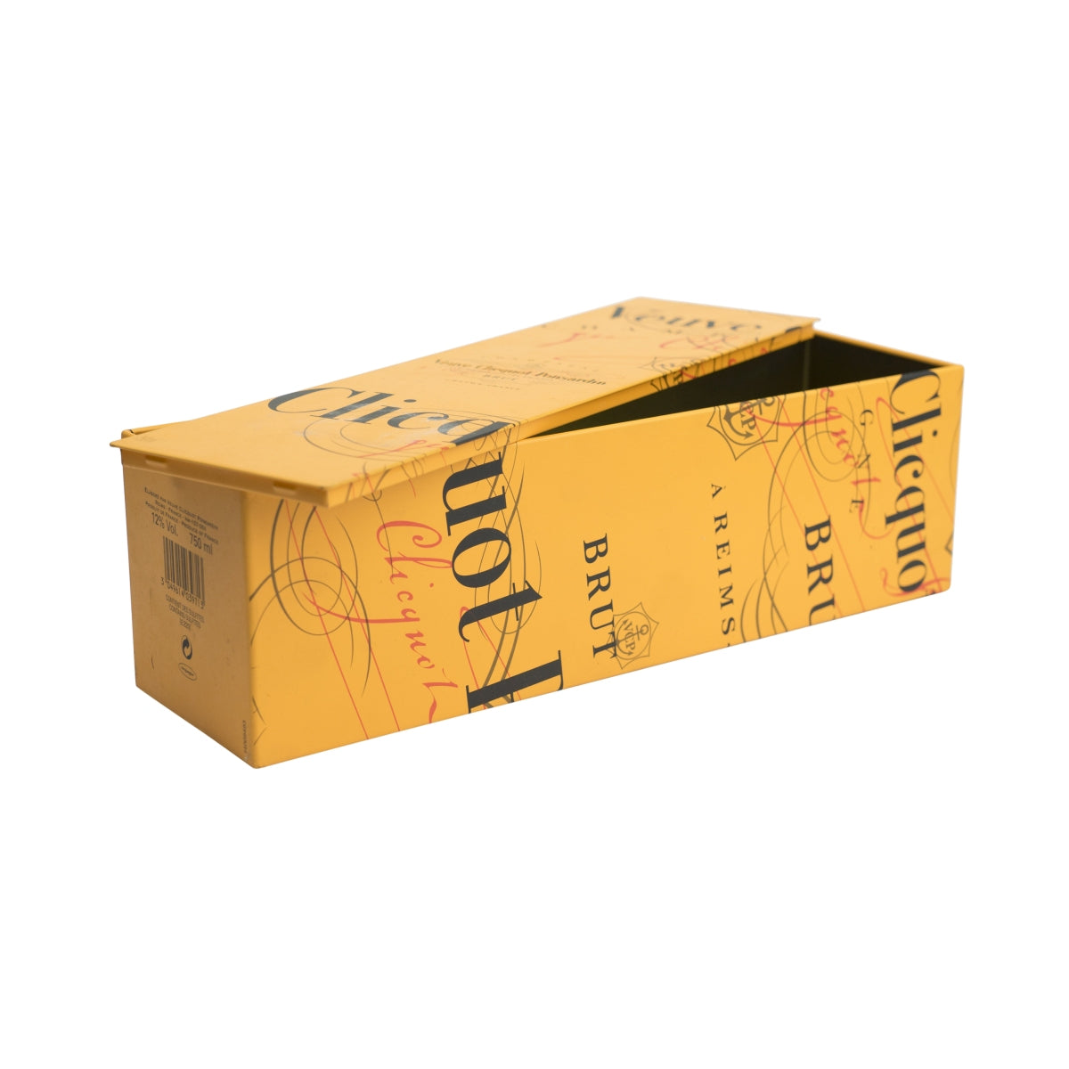 Veuve Cliquot Champagner Box 0,75L Orange Ponsardin Tin Dose Geschenk Sammler – Ansicht 2