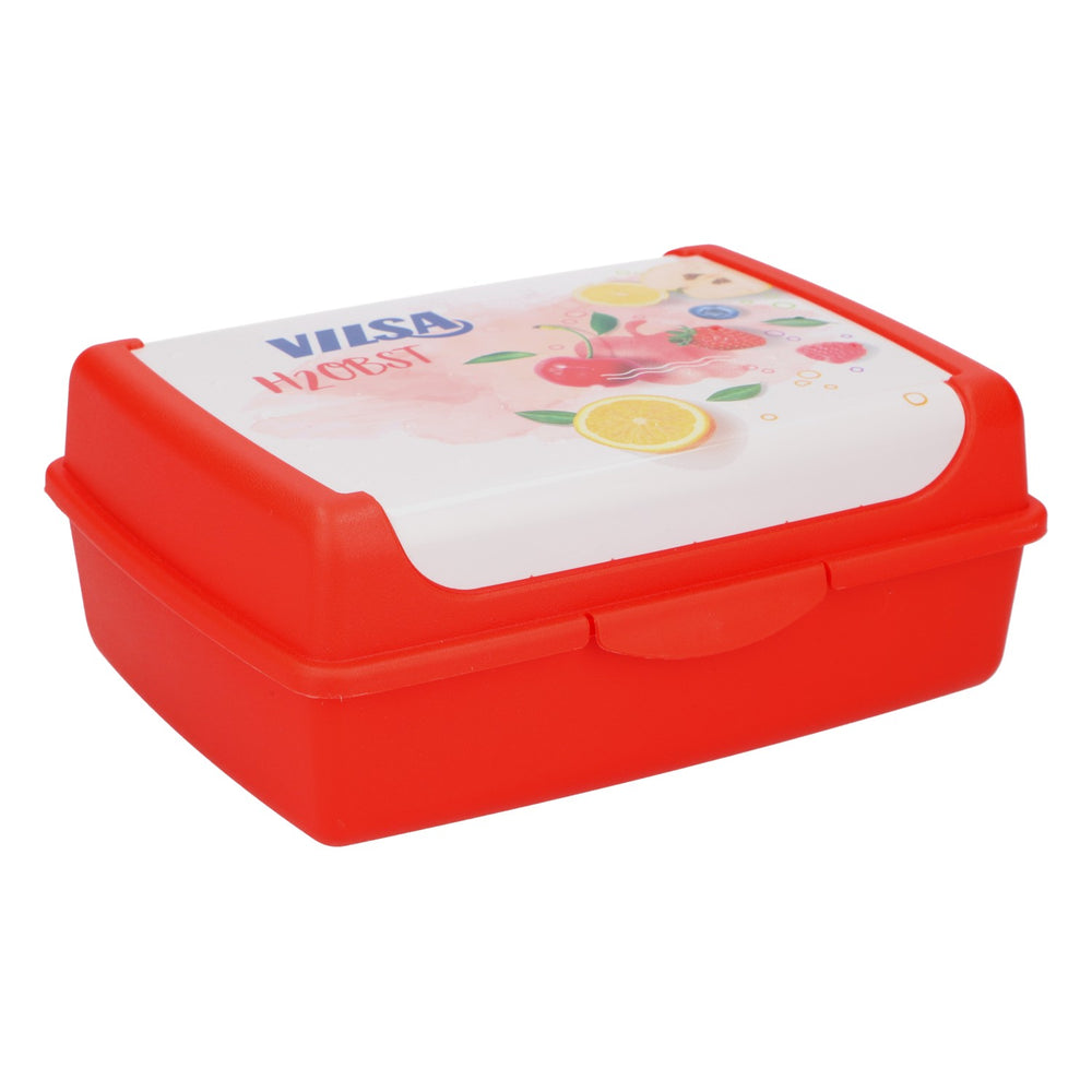 Vilsa H2Obst Tupperdose Lunchbox Rot Brotzeitdose Brotdose Obstbox