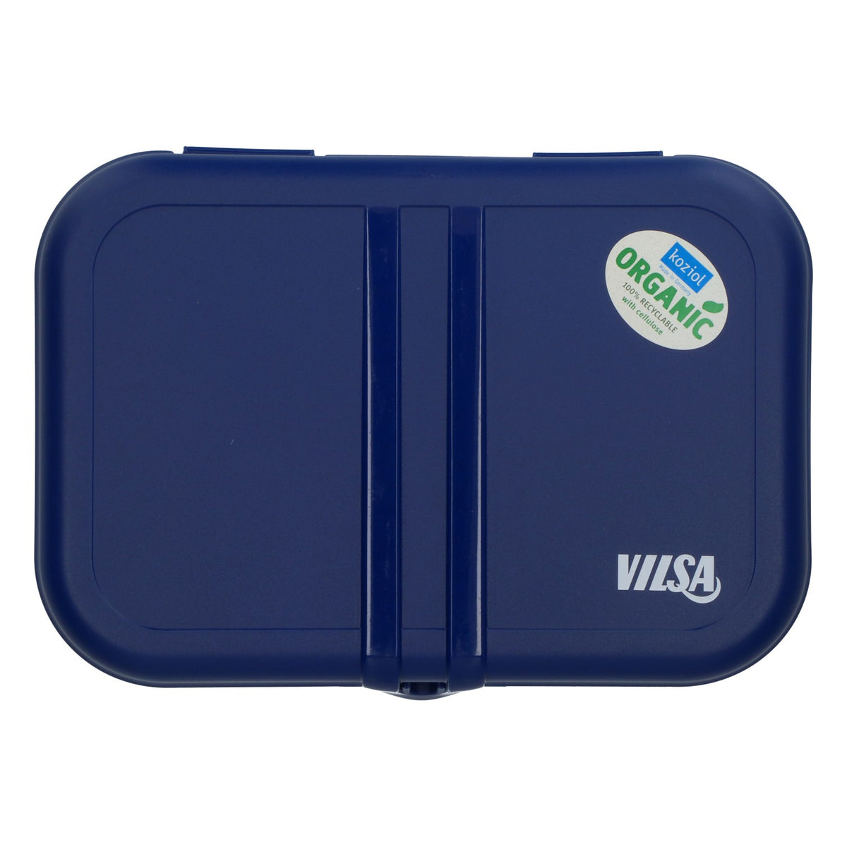 Vilsa Wasser Brotdose 3Dosen + Besteck neu Kunststoff blau – Ansicht 3