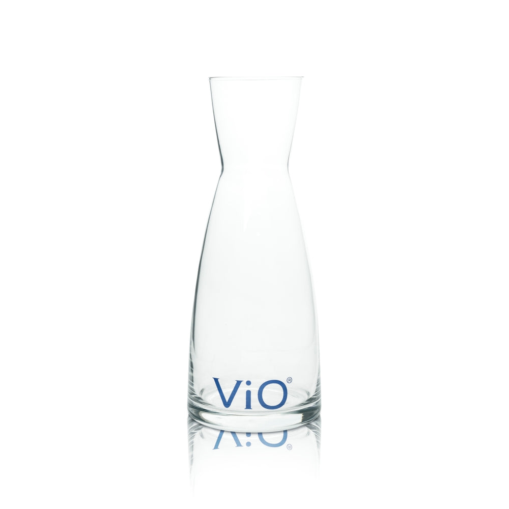 Vio Wasser Karaffe 1l Kanne Glas Ausgießer Pitcher Krug Mineralwasser Gastro