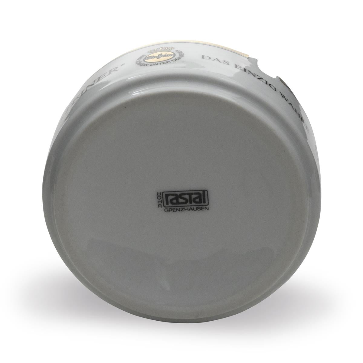Warsteiner Aschenbecher Keramik Weiß Ø10cm Ashtray Kneipe Rauch Zigarette Smoke – Ansicht 3