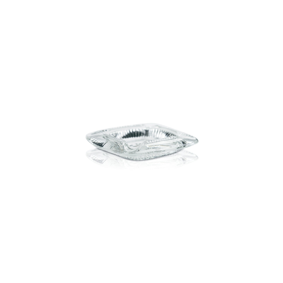 Warsteiner Bier Aschenbecher Glas Relief Design 12,5x12,5 Ascher Tisch Zigarette – Ansicht 2