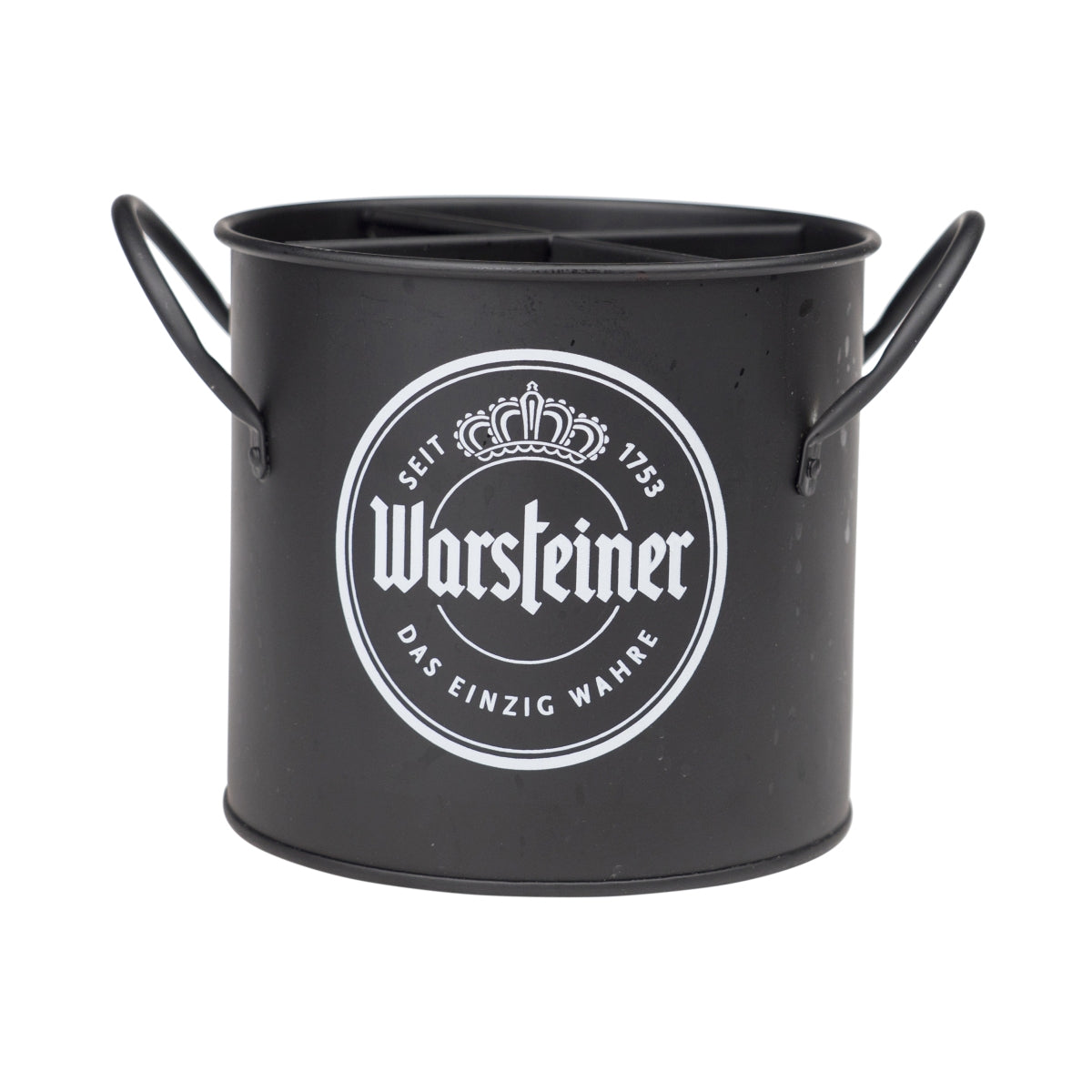 Warsteiner Bier Besteckkasten Halter Barcaddy Metall schwarz matt Gastro Bar – Ansicht 2