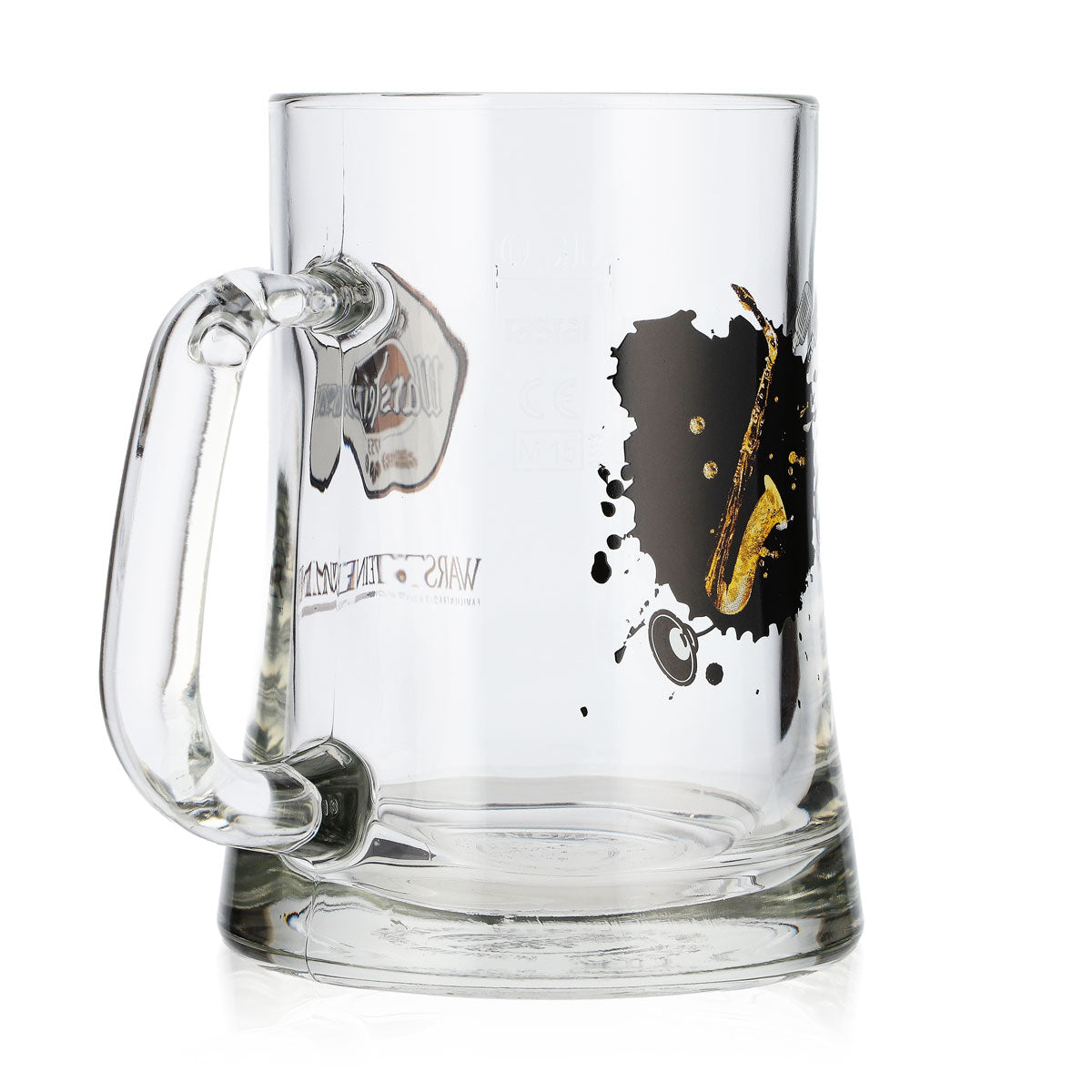Warsteiner Bier Glas 0,3l Krüge Limitiertes Musikdesign "Saxofon" Rastal – Ansicht 4