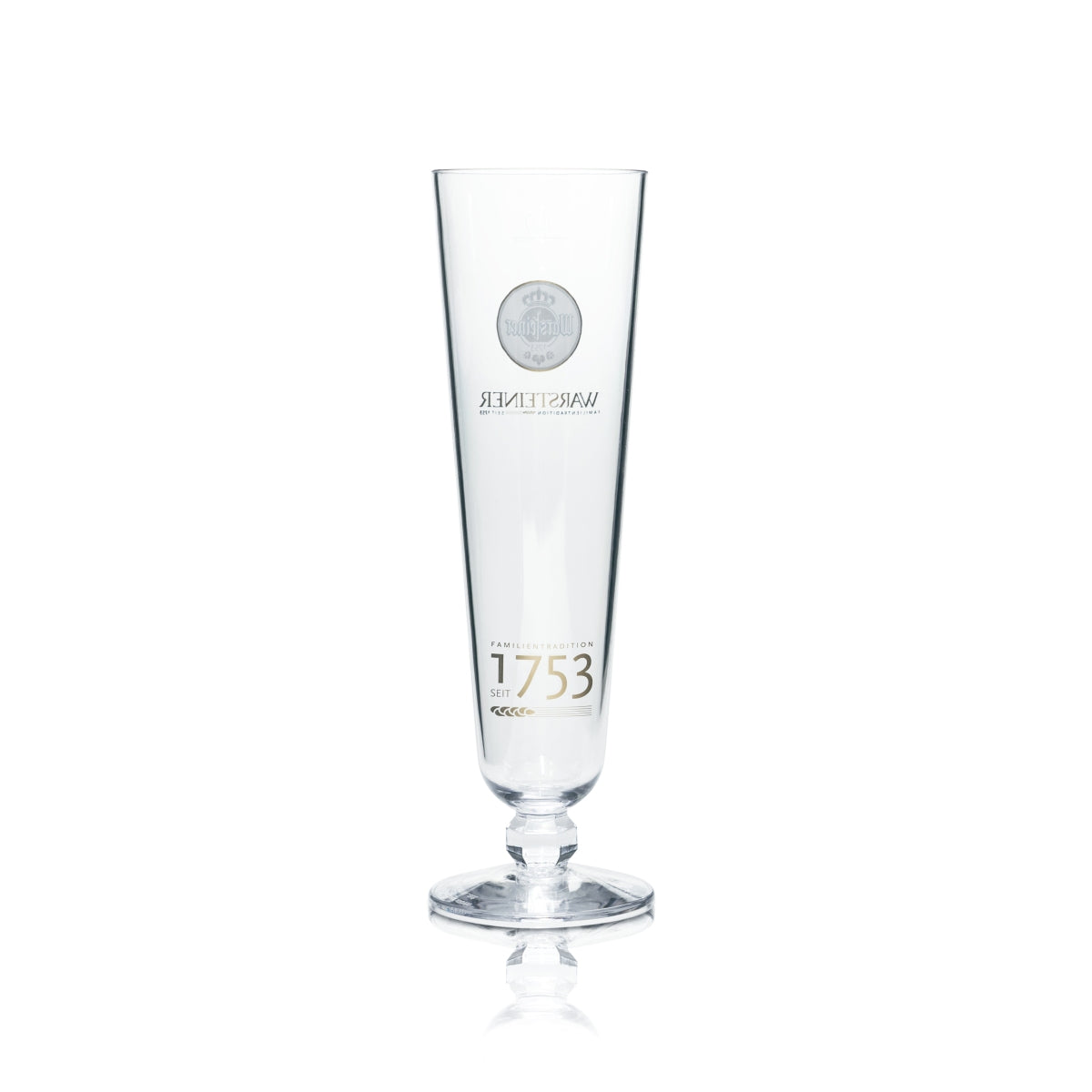 Warsteiner Bier Glas 0,3l Kunststoff Mehrweg Pokal Tulpe Pils Gläser Beer Gastro – Ansicht 2