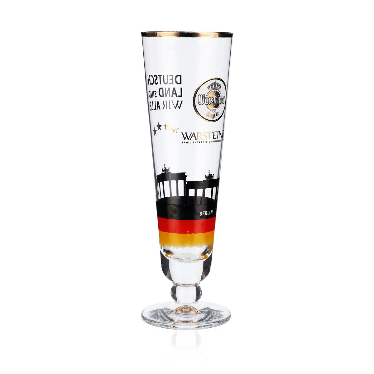 Warsteiner Bier Glas Bierglas Sammelglas 0,2l Pokal Berlin Deutschland – Ansicht 2