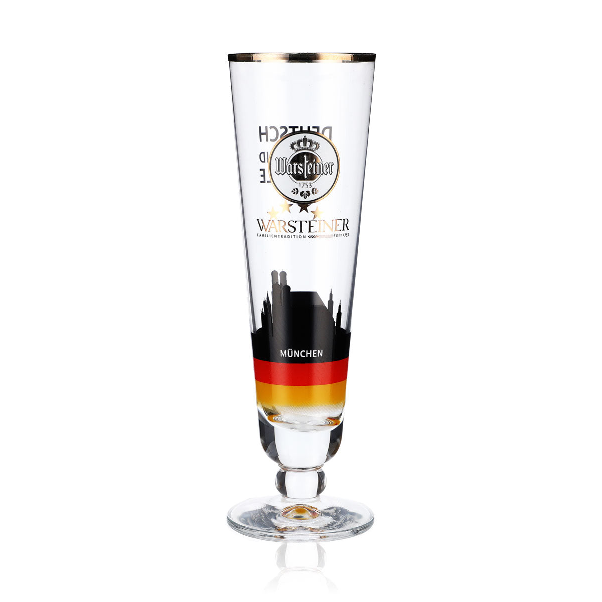 Warsteiner Bier Glas Bierglas Sammelglas 0,2l Pokal München Deutschland