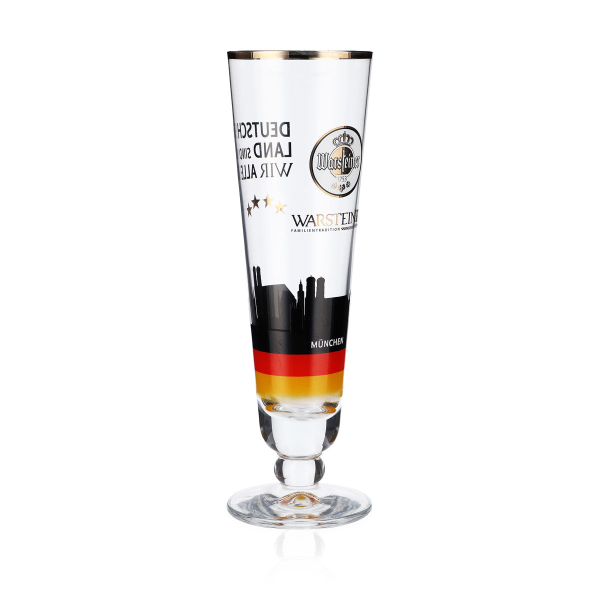 Warsteiner Bier Glas Bierglas Sammelglas 0,2l Pokal München Deutschland – Ansicht 2
