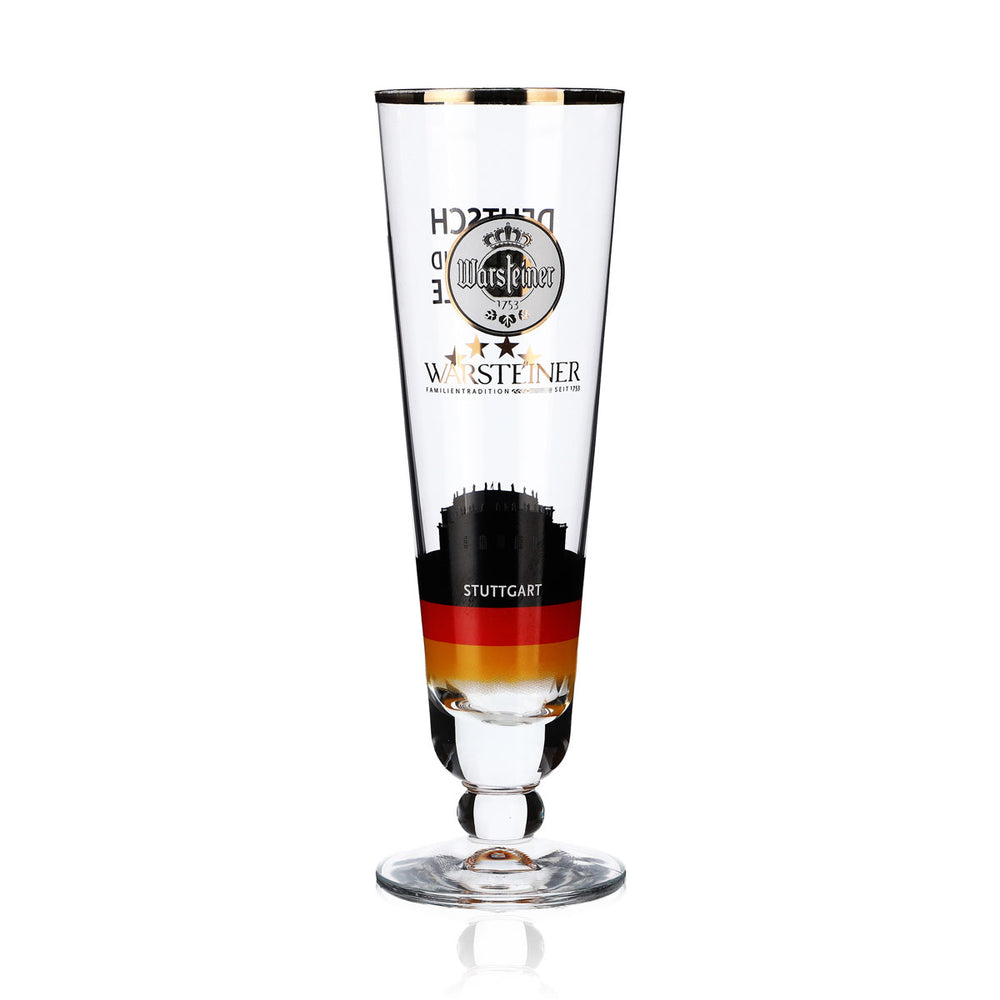 Warsteiner Bier Glas Biergläser 0,2l Fan Pokal Stuttgart Deutschland