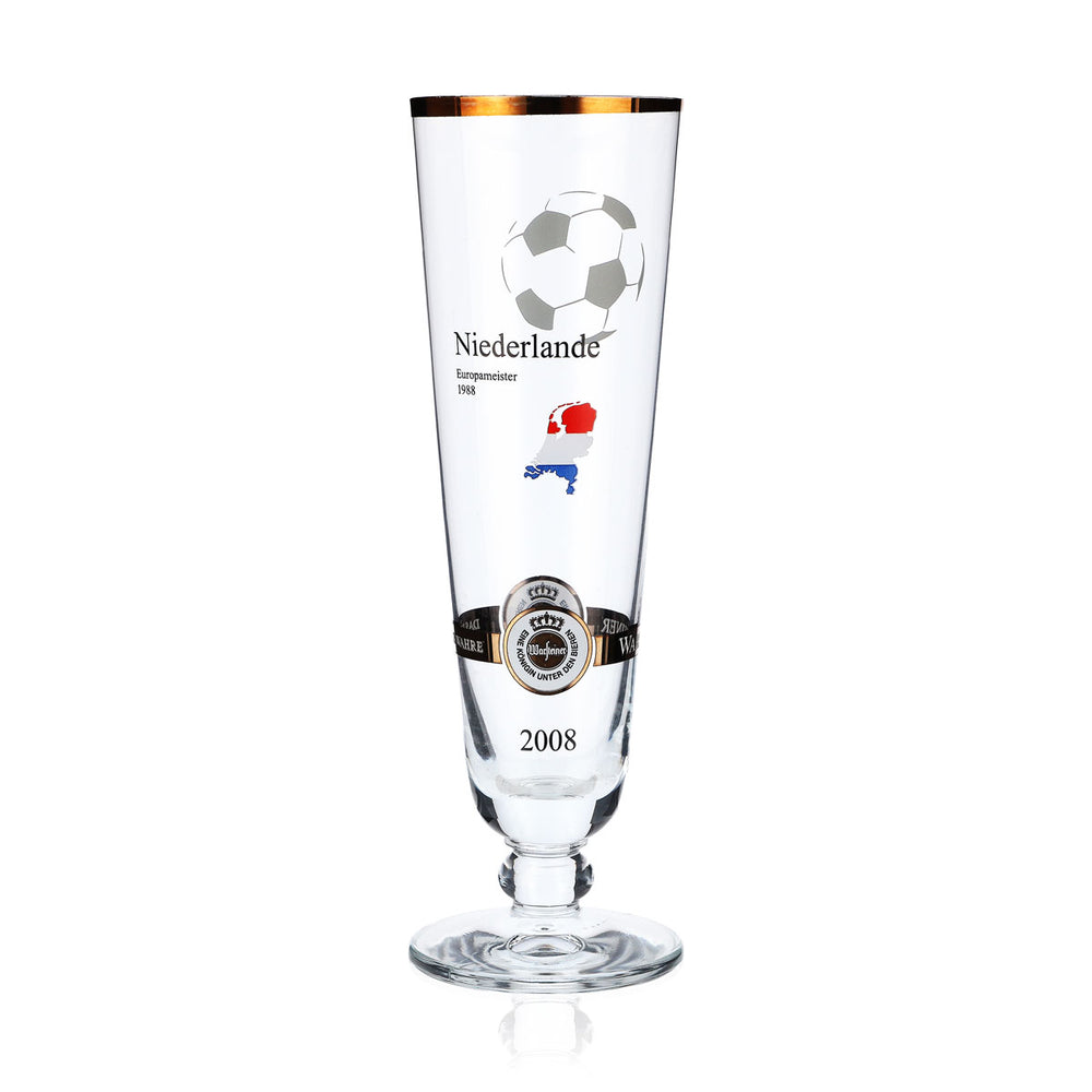 Warsteiner Bier Glas Gläser Jahresedition EM 2008 Glas Nation "Niederlande"
