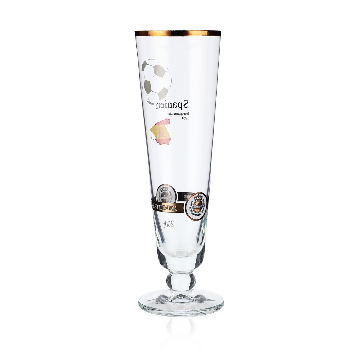 Warsteiner Bier Glas Gläser Jahresedition EM 2008 Glas Nation "Spanien" – Ansicht 3