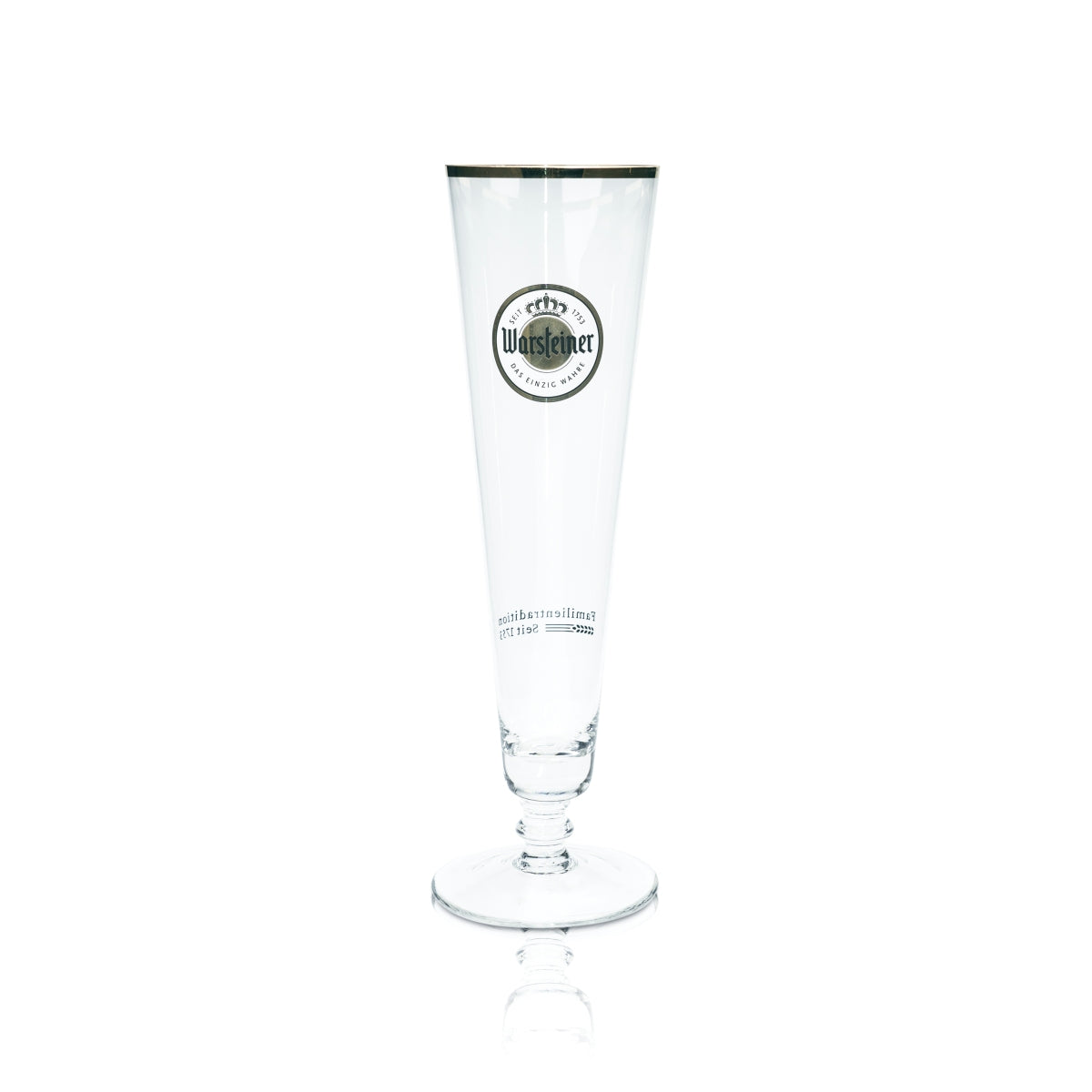 Warsteiner Bier Glas XXL 1L Magnum Tulpe Pokal Jumbo Gläser Stielglas Party
