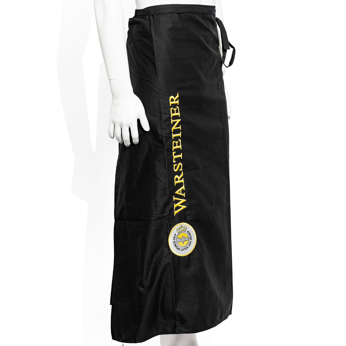 Warsteiner Bier Kellnerschürze Vertikaler Schriftzug lange Ausführung schwarz – Ansicht 2