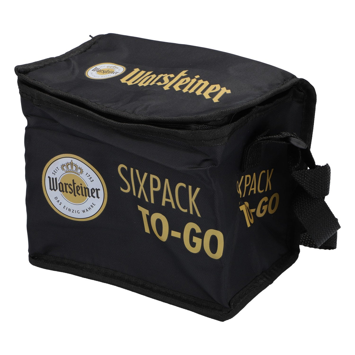 Warsteiner Bier Kühltasche Bier Kühltasche Kühlbox Sixpack schwarz
