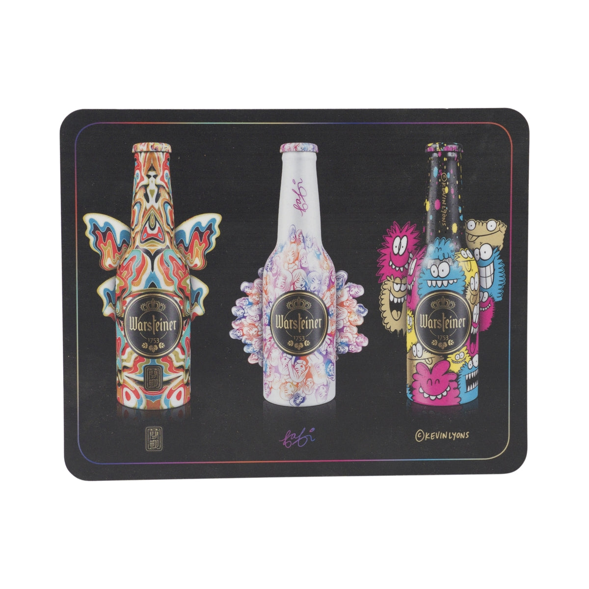Warsteiner Bier Mauspad Kevin Lyons Edition Mousepad Anti Rutsch PC Matte