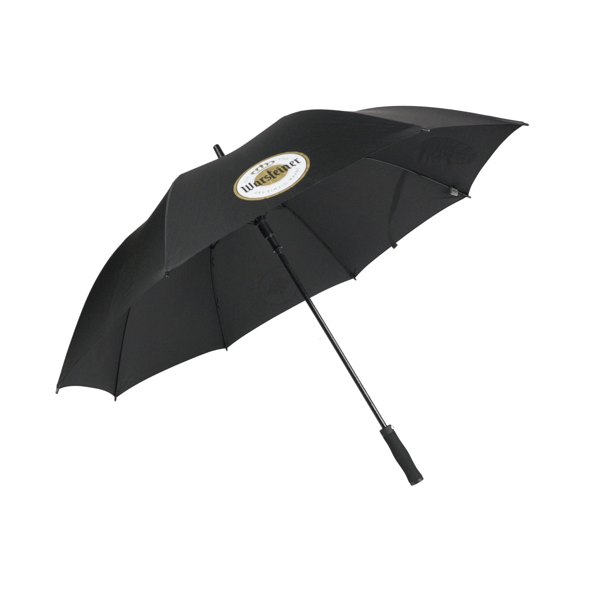 Warsteiner Bier Regenschirm 120cm Automatik Stabschirm Regen Stock Schwarz
