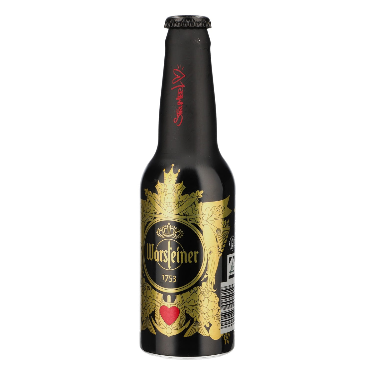 Warsteiner Bier Showflasche 0,33l Sammleredition schwarz/gold – Ansicht 3