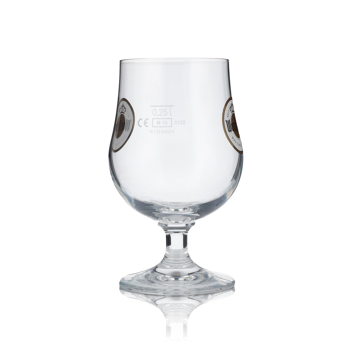 Warsteiner Bierglas Kugelglas 0,25l Pilstulpe Schwenker Pokal Bristo Groß – Ansicht 2